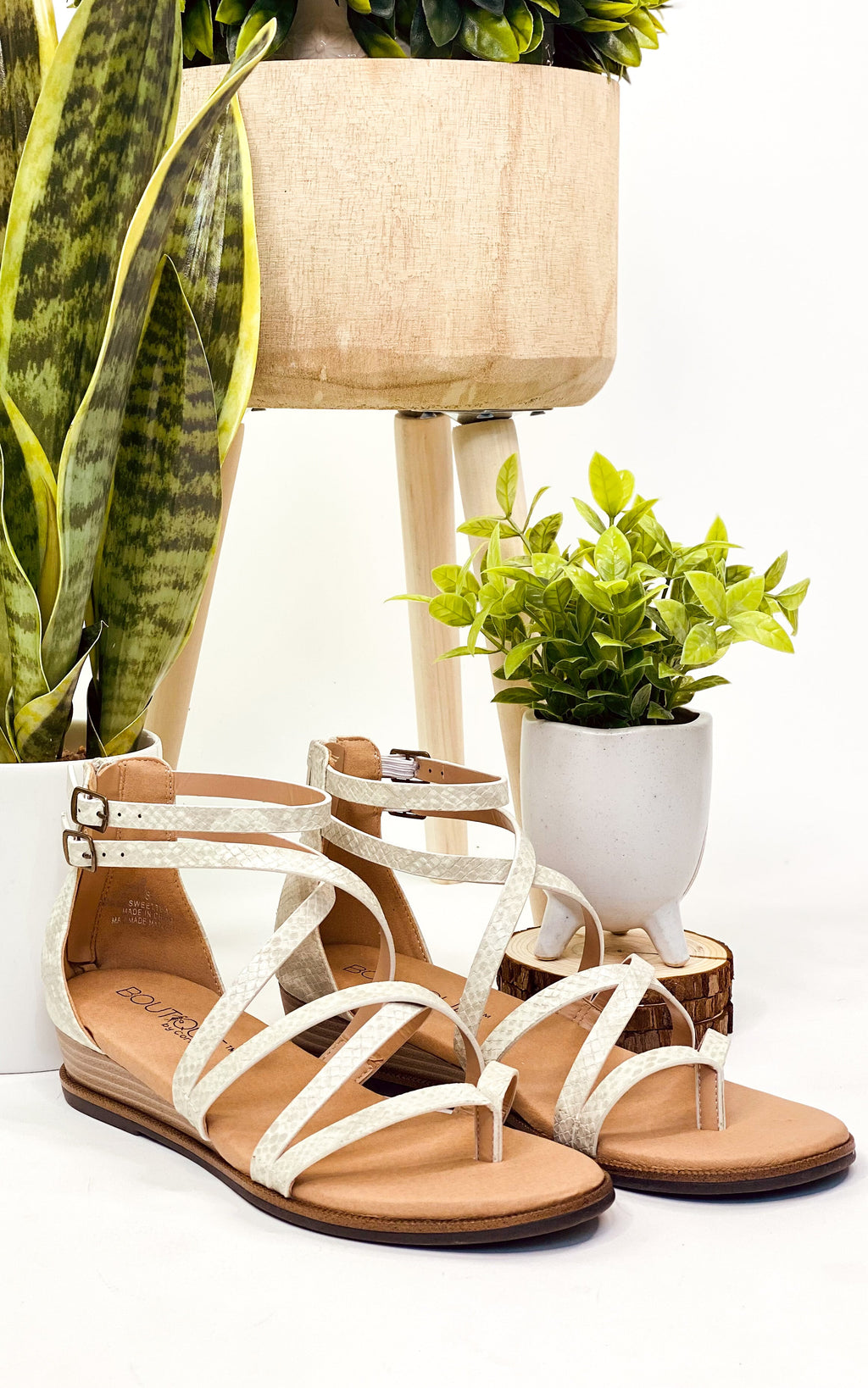 Corkys Sweet Tea Sandals in White