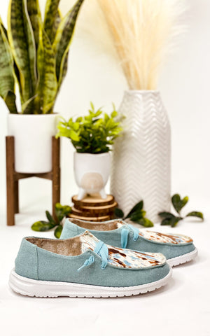 Gypsy Jazz Mooma Sneaker in Turquoise