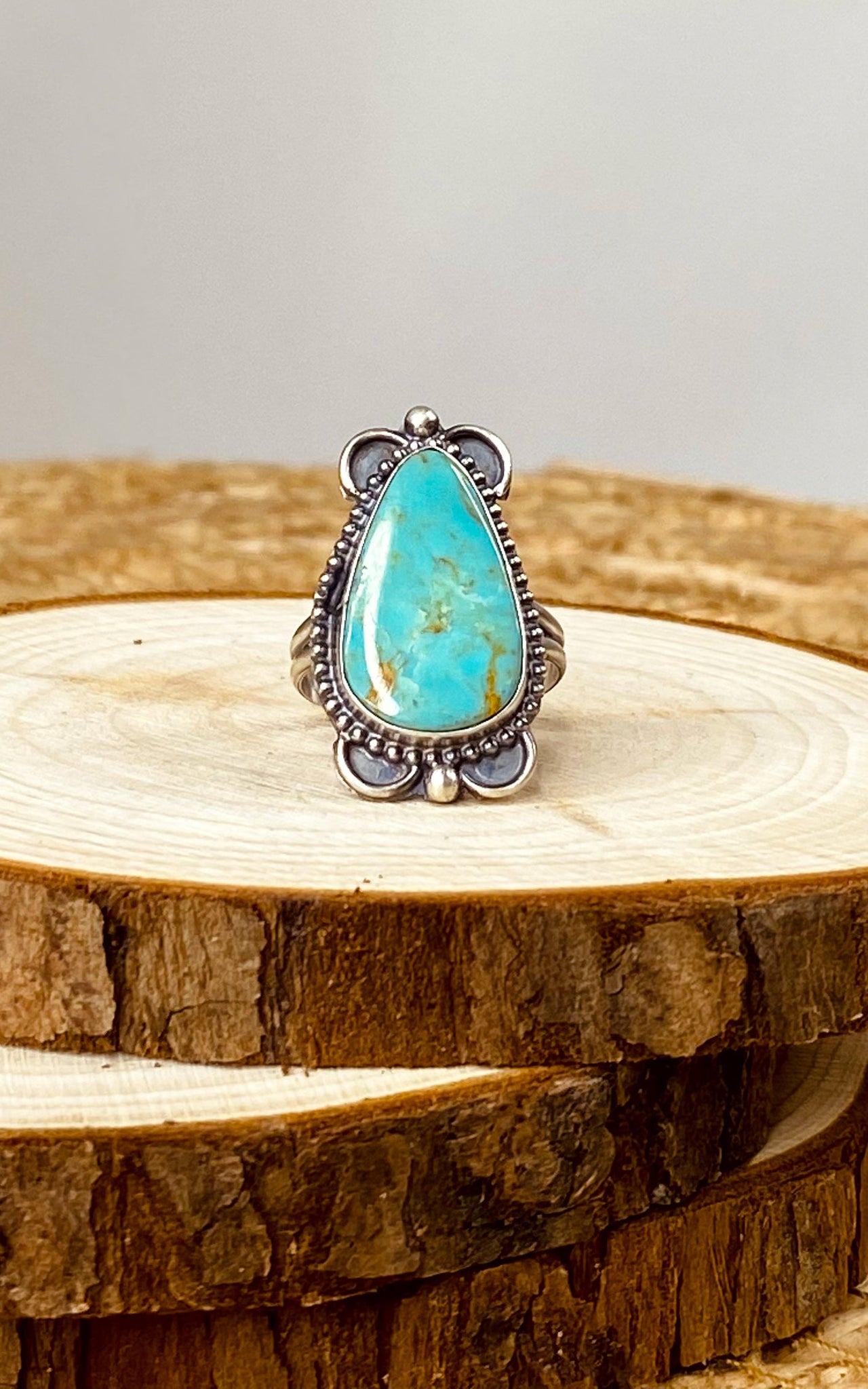 Angel Fire Turquoise Ring