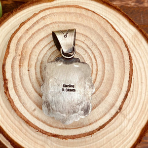 Dave Skeets Turquoise Pendant