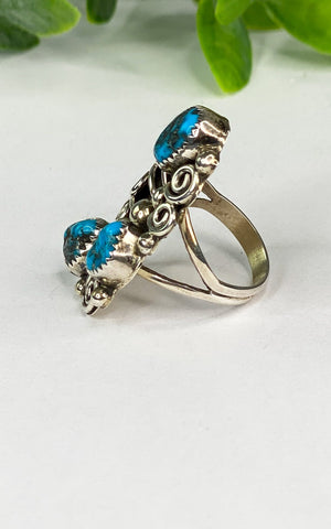 Shirley Largo Turquoise Ring