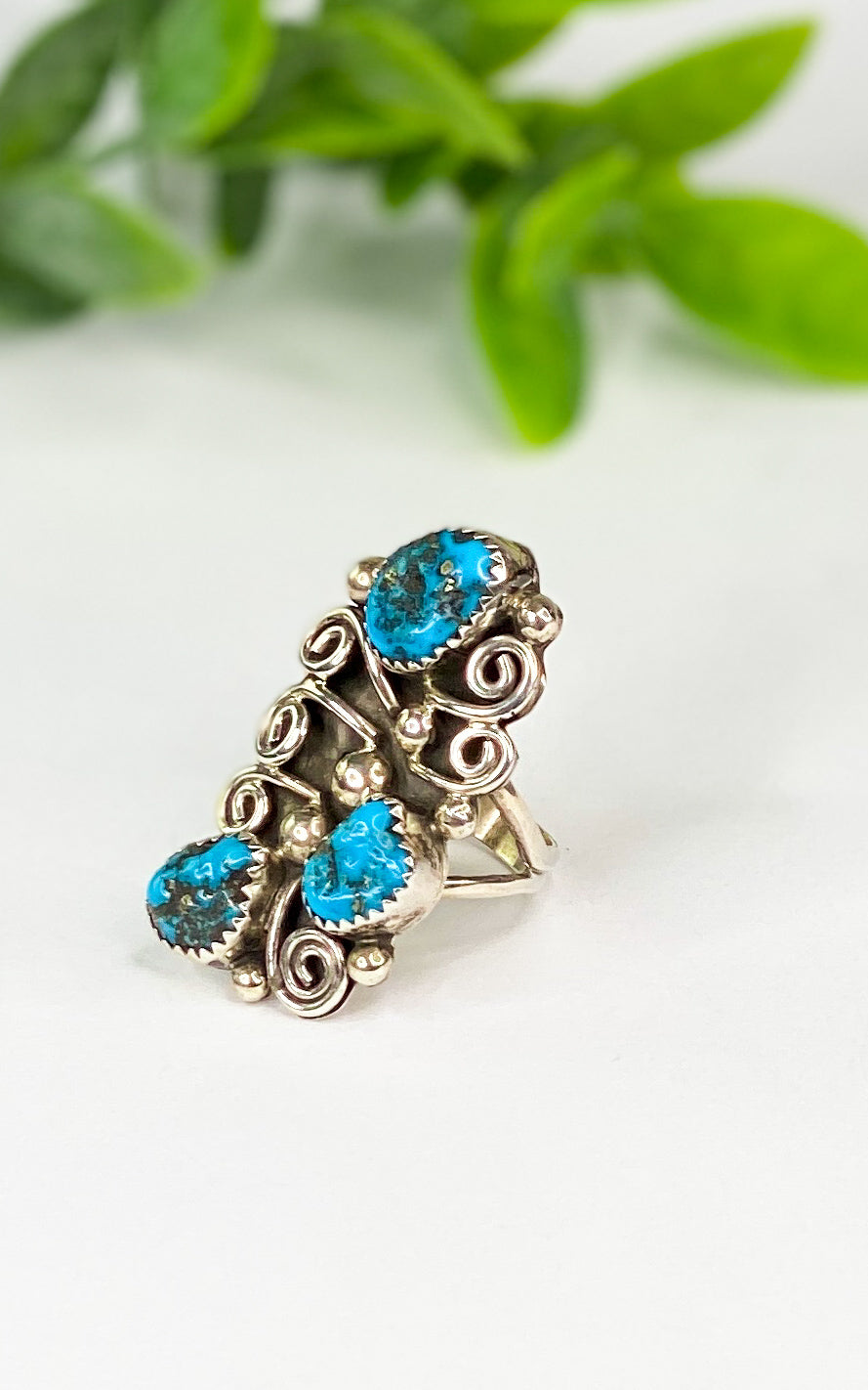 Shirley Largo Turquoise Ring