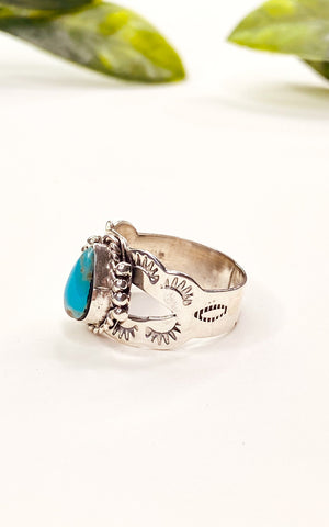 Jan Mariano Kingman Turquoise Ring