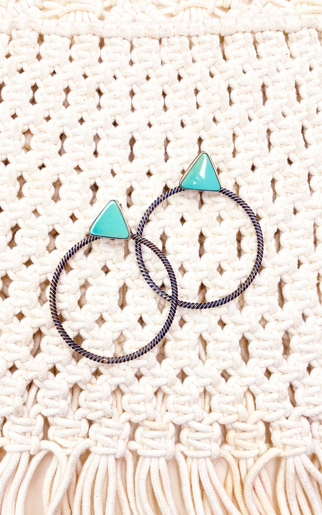 Verley Betone Kingman Turquoise Hoops