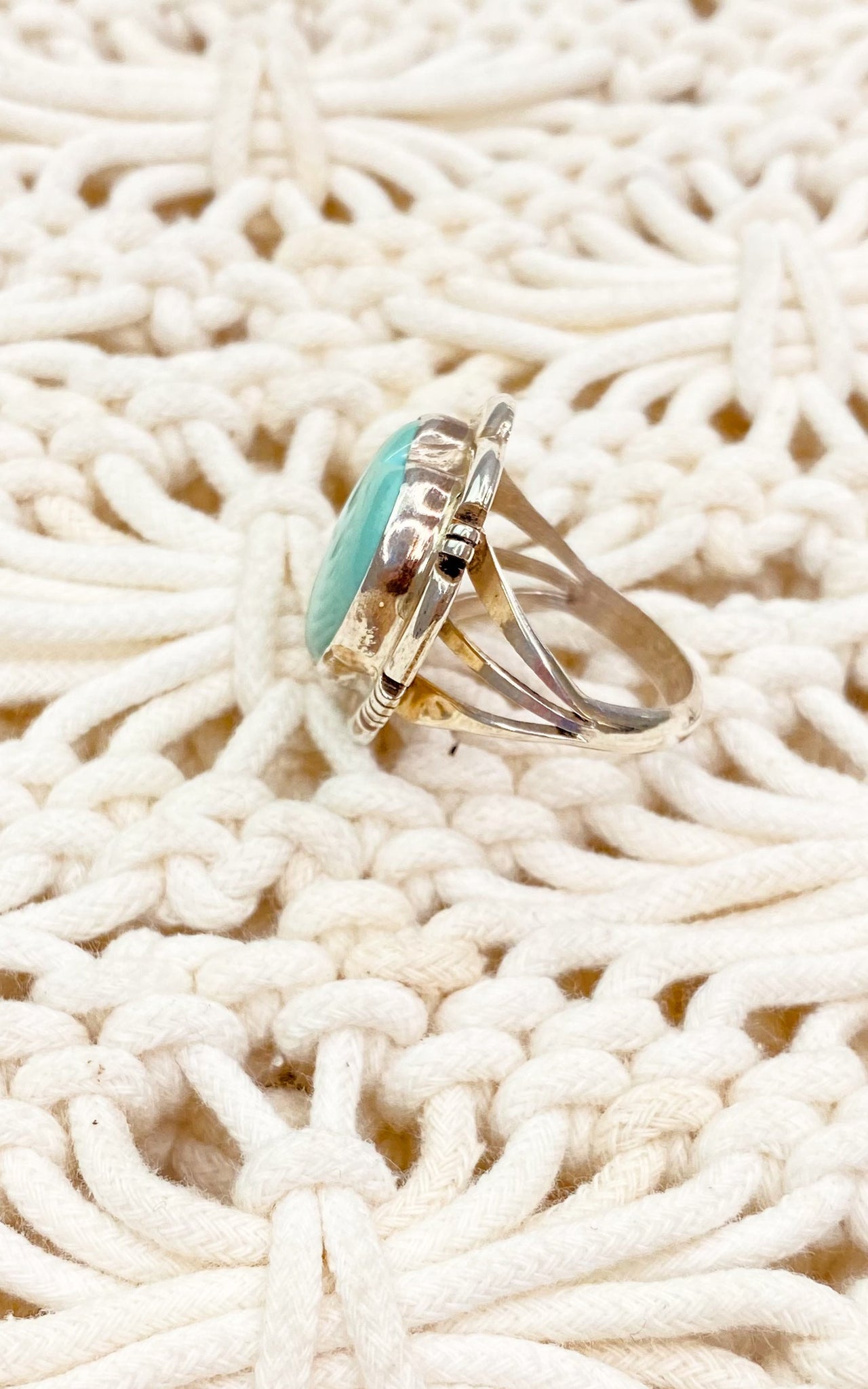 Eli Skeets Turquoise Heart Ring