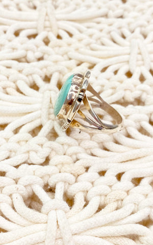 Eli Skeets Turquoise Heart Ring