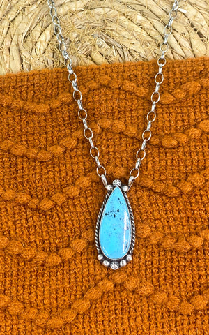 Augustine Largo Kingman Turquoise Necklace