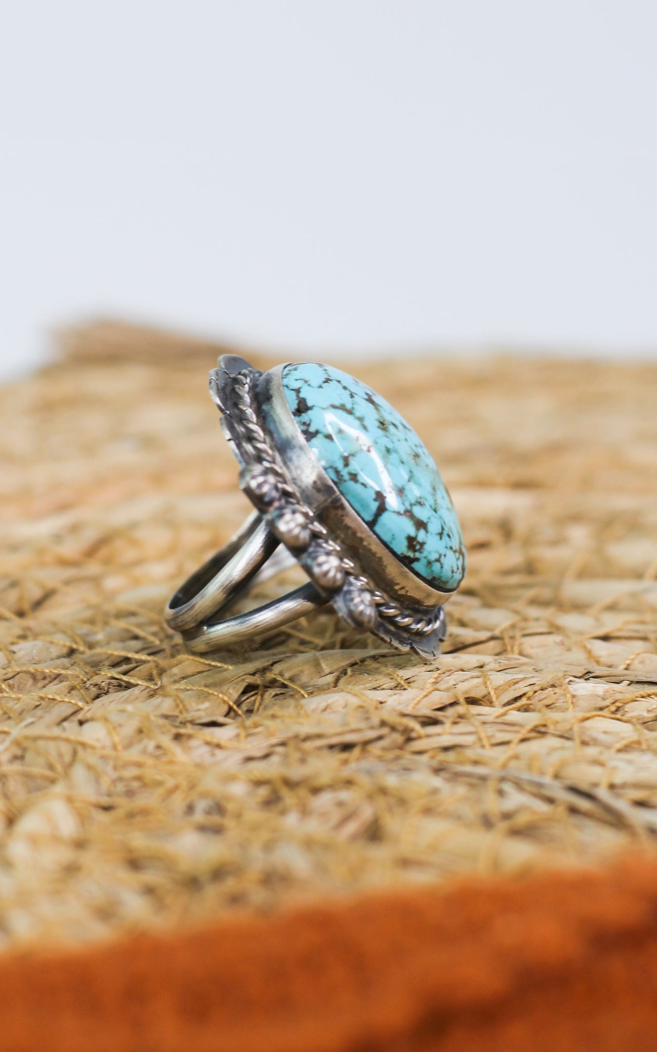 Large Betta Lee Kingman Turquoise Ring