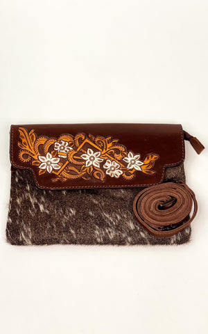 Villard Tooled Cowhide Bag