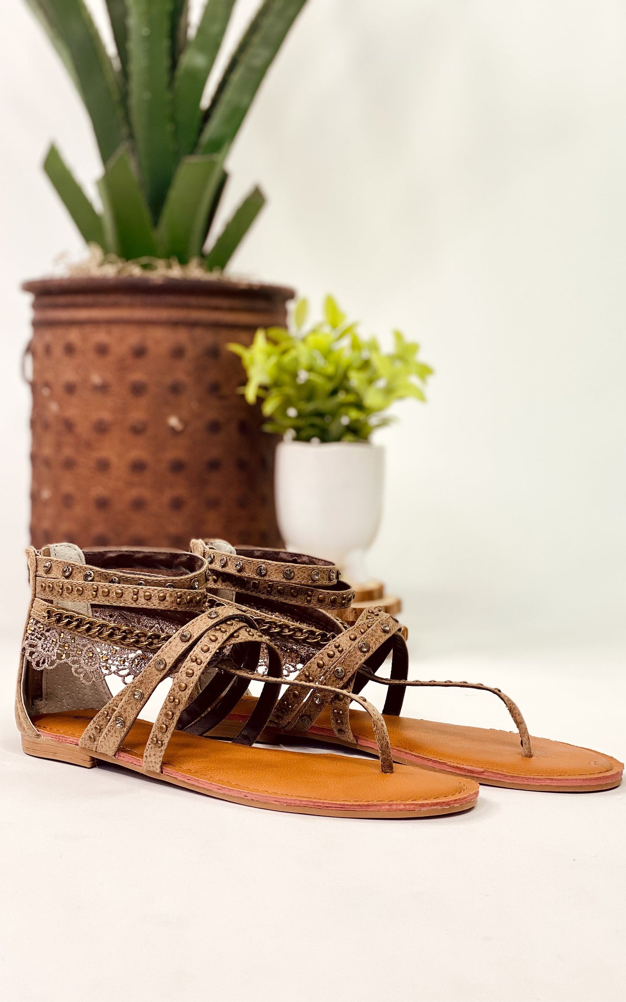 Not Rated Willow Sandal in Taupe